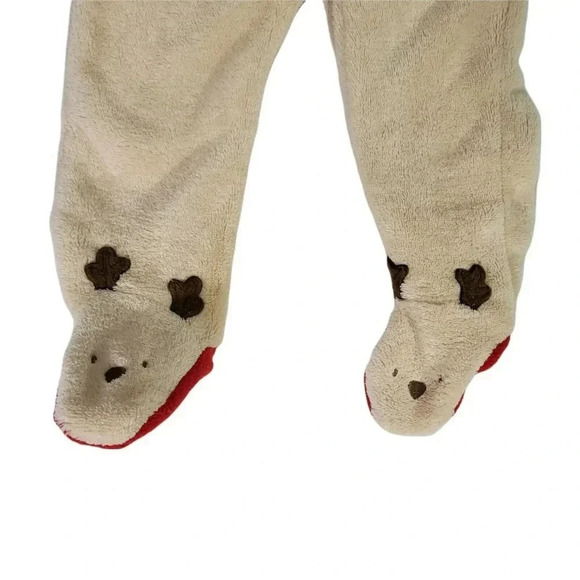 Infant Long Sleeve Romper Jumper 9-12 months Christmas Reindeer Super Soft Avon - Picture 2 of 6